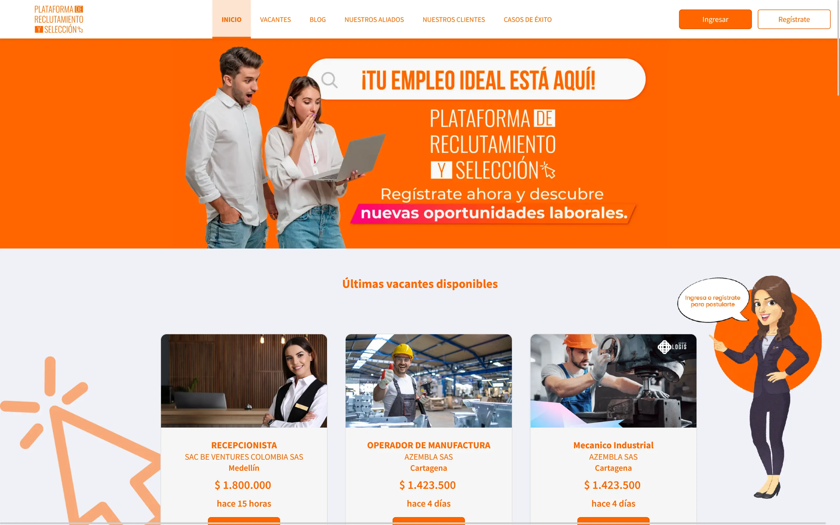 EMPLEO GRUPOLOGIS screenshot