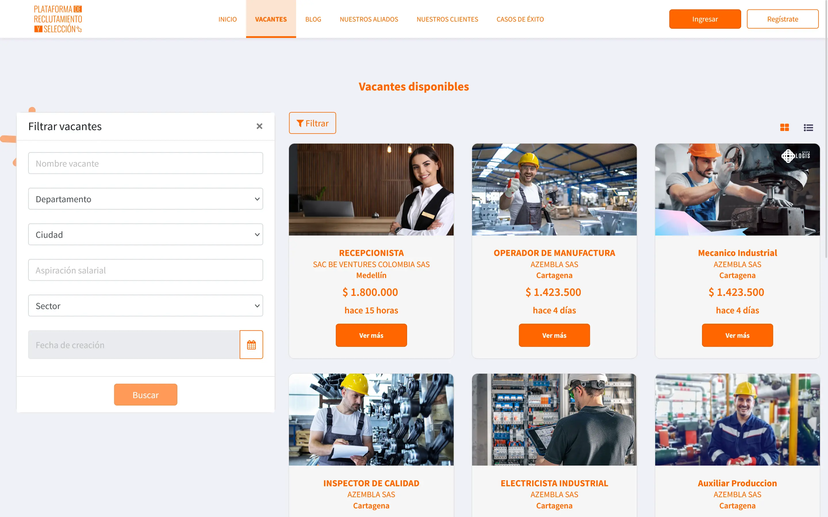 EMPLEO GRUPOLOGIS secondary screenshot 1