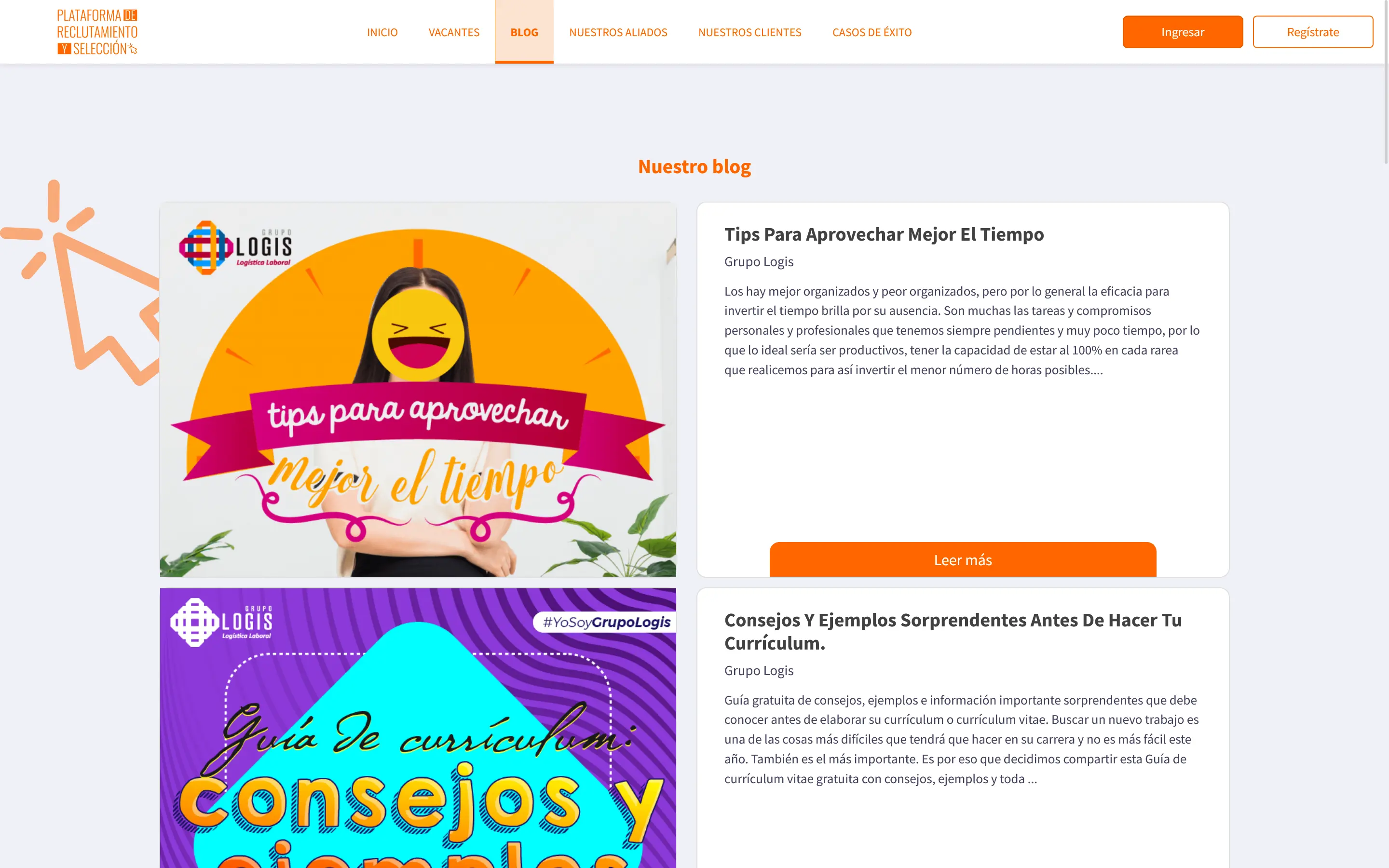 EMPLEO GRUPOLOGIS secondary screenshot 2