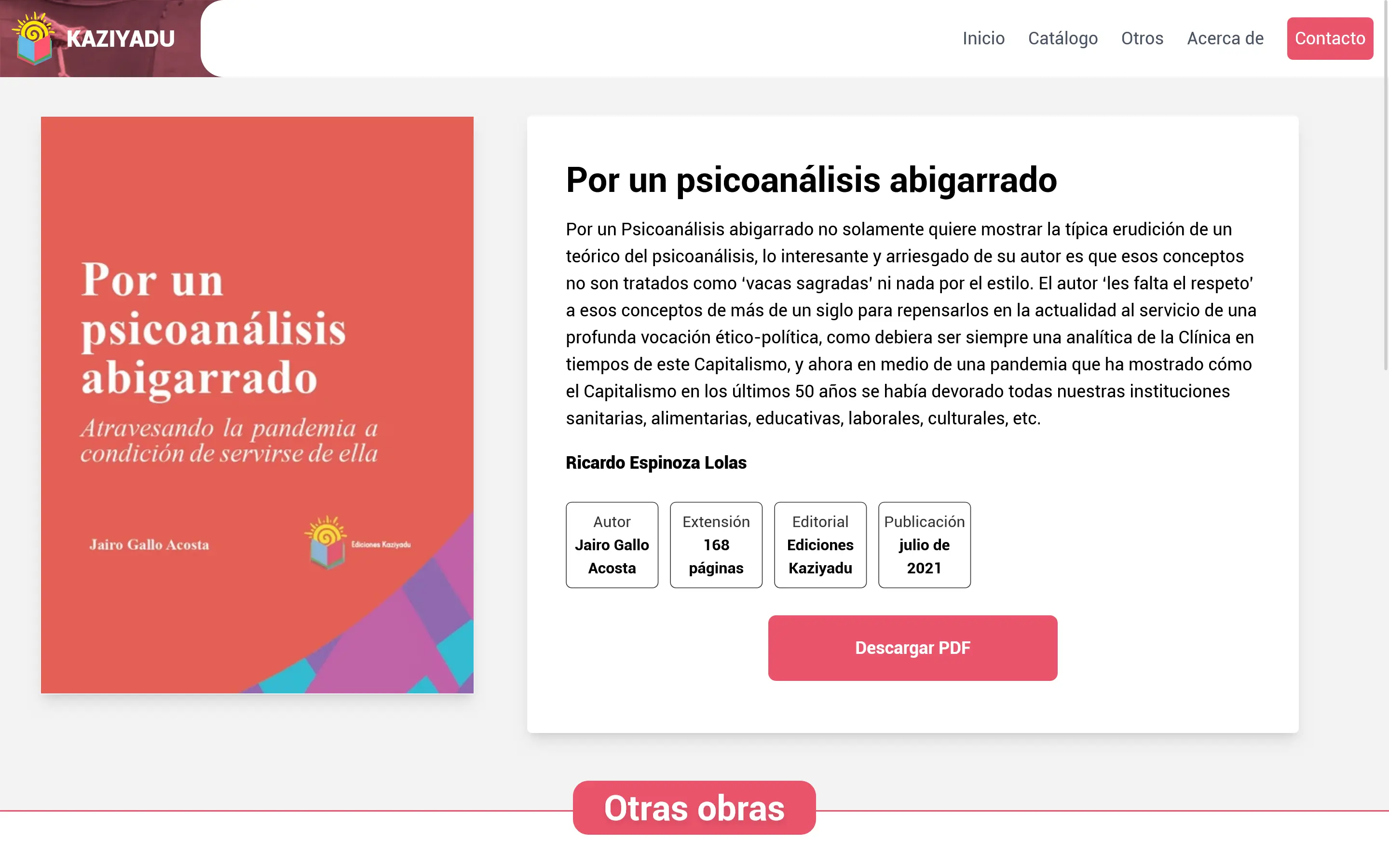 EDICIONES KAZIYADU secondary screenshot 1